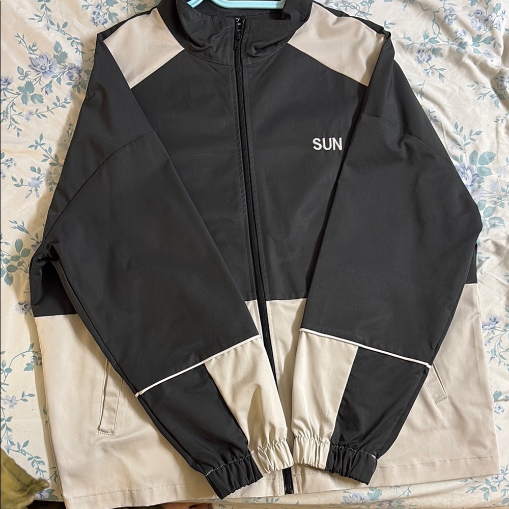 SUN Black and Cream Jacket